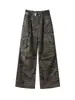 Casa de Arce para Hombre / Primavera 2026 Diseño Americano High Street Ropa de Trabajo Pantalones de Trabajo Camuflaje de Pierna Ancha Jeans de Largo Completo