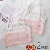Top Cropped Colete para Meninas 7-10-14 Anos Bandeau Algodão Puro Alças Roupa Íntima Respirável Camada Dupla Estilo Fofo Roupa Íntima para Puberdade