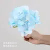 Flores artificiales en tonos azules, flores falsas para bodas, flores de seda, flores hechas a mano, fondo para salón de bodas, escena para escaparate, decoración de arreglo de pared de flores