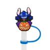 Tapa de Popote con Personaje de Dibujo Animado Tapa para Popote Tapón de Polvo de Silicona Decoración de Popote de Fiesta Anime Producto Transfronterizo