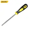Ferramenta de Limpeza DL4539 Lima Quadrada de Dente Médio 10 polegadas Cabo de Plástico Lima de Aço Ferramenta Lima Lima Lixar Lima