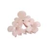 Nueva Dopamina Flor de Tres Filas Diamante Pinza de Agarre de Ácido Acético Flor Horquilla Dulce Elegante Chica Elegante Corazón Pinza Tiburón