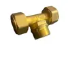 Accesorios de cobre para calefacción por suelo radiante conectores de tubería de aluminio-plástico 1/2" 3/4" codo recto tes colector solar accesorios de tubería de agua