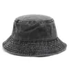 Sombrero de Pescador de Mezclilla Lavada de Algodón Puro para Mujer, Primavera y Verano, Sombrero de Sol para Exteriores, Sombrero Casual Versátil de Ala Ancha