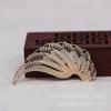 Yiwu Gold Ray color Ángel dorado chapado DIY alas de plumas antiguo cosplay tocado material hecho a mano B1565
