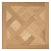Parquet Artístico Francés Versalles Madera Maciza Compuesto Multicapa Roble Nogal Negro de Alta Calidad Calefacción por Suelo Radiante