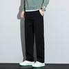 Jeans con forro polar para hombre marca de moda invernal holgados rectos Harlan casual pantalones largos para hombre nuevo otoño e invierno 2024