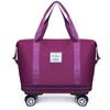 Bolsa de Viaje para Estudiante Universitario Rueda Universal Expandible Bolsa de Equipaje Capacidad Súper Grande Almacenamiento Separado para Seco y Húmedo Bolsa de Viaje para Gimnasio