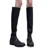 2026 Botas Largas de Estilo Simple para Mujer que Aumentan la Altura Cremallera Lateral Botas de Caña Alta Botas Elásticas Adelgazantes Botas de Motociclista