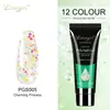 Set de Gel de Extensión No Pegajoso para Uñas, Gel Adhesivo para Pedrería, Gel para Esculpir y Dar Forma, Gel de Extensión para Fototerapia, Gel para Arte de Uñas