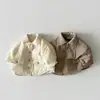 Chaquetas ligeras con relleno de algodón para niños y niñas, prendas de abrigo acolchadas infantiles, abrigos de algodón cálidos para otoño, elegantes tops y chaquetas de otoño e invierno para bebés