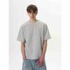 Camiseta de Manga Corta de Algodón Espacial con Remache en Bolsillo de Marca de Moda Estilo Americano Pesado Camiseta de Verano Nueva con Cuello Redondo para Adolescentes