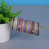 Arte de Uñas Hilo Dorado y Plateado (3 Especificaciones Arcoíris Mate Lisas) Hilo Metálico para Manualidades Hilo Decorativo con Adhesivo