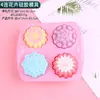 Colección de Moldes de Silicona Apretables Pata de Gato Waffle Cristal Epoxy Pegamento AB Materiales Hechos a Mano para Bricolaje Moldes para Juguetes de Comida