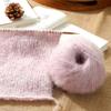 Suéter de Lana Mohair Bufanda Ropa Exterior Tejido a Mano Bola de Lana Brillo Mohair