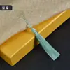 8cm Contas Coloridas de Jade Borla Dourada Marcador de Página com Borla Acessórios de Vestuário Decoração de Joias Borla Atacado