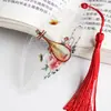 Estilo Chinês estilo antigo folhas nervura da folha marcador de página criativo requintado presente para professores e colegas de classe recompensa material escolar para estudantes