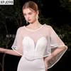 Xale Vestido de Noiva Sem Mangas Cobertura para Braços Viagem de Casamento Fotografia Sessão de Fotos Decoração de Vestido de Noiva Fantasia de Performance Adereço Xale
