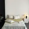 Conjunto de Colcha Fresca de Verão Lenzing Tencel com 60 Fios, Peças: 4, Tamanhos: 2,0/2,2m, Colcha Refrescante para Ar Condicionado, Lavável à Máquina, Colcha Fina