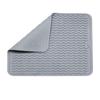Esteira de drenagem transfronteiriça de silicone puro tapete de drenagem tapete de drenagem mesa de cozinha simples Placa de tigela tapete de filtro de água fábrica vendas diretas