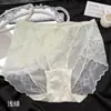 Bragas Sexy de Encaje Estilo Palacio Francés Blanco Rococó para Mujer, Amigables con la Piel, Suaves, No Aprietan, Entrepierna Antibacteriana 10A, Tallas Grandes