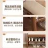 Banqueta para cambiar zapatos de madera maciza de alta gama importada, un banco para sentarse y zapatero para la entrada del hogar, integrado con un zapatero y asientos