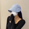 Gorra de béisbol con protección solar transfronteriza para mujer, estilo coreano, versátil, para exteriores, ala ancha, protección solar, secado rápido, sombrero de sol, verano, venta al por mayor