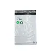 Bolsas de envío de material reciclado gris, engrosadas para la entrega de ropa de comercio electrónico, con adhesivo fuerte para autocierre, bolsas de plástico hechas a medida
