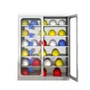 Gabinete de Almacenamiento para Cascos de Seguridad de Acero Inoxidable Sitio de Construcción Casco Equipo de Protección Laboral Estante de Almacenamiento Taller Gabinete de Almacenamiento para Cascos Gabinete de Almacenamiento
