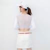 Ropa de protección solar para golf para mujer, protección UV deportiva, manga de seda helada, camiseta interior, malla fina, chal, mallas para mujer