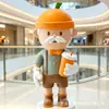 Esculturas grandes de animales de dibujos animados en fibra de vidrio, figuras abstractas y de formas únicas personalizadas, piezas decorativas populares para centros comerciales y paisajes de parques