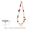 Corrente de Celular Vermelha Original com Ágata Vermelha Natural, Pérolas de Alto Padrão, Cordão de Celular Estiloso Estilo Chinês, Presente que Atrai Dinheiro