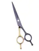 Tijeras de belleza para mascotas domésticas de fábrica, todo acero, tijeras curvadas hacia arriba, hacia abajo, torcidas, tijeras curvas bidireccionales de 7 pulgadas para recortar el pelo de perro