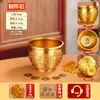 Ornamento de Mesa Vaso das Cem Bênçãos de Latão Atrai Riqueza de Arroz Vaso Bacia do Tesouro Múltiplos Estilos Ornamentos Vaso Tesouro da Riqueza Cinco Tigres Trazem Bênçãos Artesanato