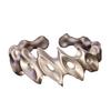 Anillo Único del Oyente para Hombres y Mujeres, Diseño Versátil, Anillo Abierto Artístico Ajustable para el Dedo Índice, Plata S925
