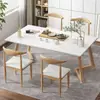Juego de mesa de té y sillas, mesa de té para uso en oficina y hogar, mesa rectangular, juego de mesa de comedor multifuncional simple moderno, mesa para preparar té