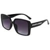 Nuevos lentes de sol de moda de montura grande de alta gama, estilo de celebridad de internet, mismo estilo, para mujer, protección UV, transfronterizos