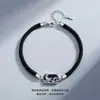 Pulseiras de Casal Mar Estrelado para Homens e Mulheres, Tendência de Nicho Ins, Pulseiras Trançadas de Alta Qualidade, Presente para Estudantes e Melhores Amigos