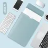 Aplicable a bolsa para computadora Huawei Apple macbook de 14 pulgadas bolsa interior para computadora funda protectora ultra delgada portátil de cuero PU