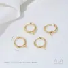 Brincos Argola Simples de Alto Padrão Banhados a Ouro Real 14K Brincos com Acessórios Pendurados Brincos DIY Feitos à Mão Materiais para Joias