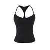 Camisole Americano Picante com Gola Halter para Mulheres 2026, Estiloso e Juvenil, Ajuste Slim, Top Versátil para Usar por Baixo