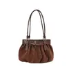 Otoño 2026 Nuevo Estilo Coreano Nicho Chic Simple Plisado Bolso de un Hombro Bolso de Axila de Moda Personalidad para el Viaje Diario de Mujer