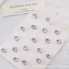 Base Lisa Sin Fondo 6*8 Huevo de Paloma Morado Lavanda Apilados Diamantes de Imitación para Iluminar y Lujo Ligero Arte de Uñas Bolas de Diamantes de Imitación