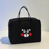 Bolsa de feltro design de grande capacidade bolsa de armazenamento para viagem bolsa de bagagem infantil fofa de desenho animado presente de feriado