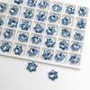 Acessórios de manicure Huazi mesmo floco de neve diamante Super Brilho fundo pontudo Diamante de formato especial 2023 Novo Estrela acessórios para broca de unha