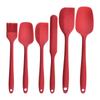 Raspador de silicone para casa 6 peças peça única Pincel de óleo espátula de creme de bolo conjunto de ferramentas de cozinha para assar conjunto