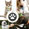 Colgante para Collar de Identificación Redondo con Forma de Garra de 30 mm de Diámetro, Aleación de Zinc para Mascotas Anti-Pérdida, Grabado Láser Disponible, en Stock