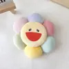 Tela relleno de algodón cara sonriente girasol broche accesorios caricatura linda muñeca flor bolsa tocado accesorios