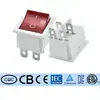 Etl Padrão Americano Kcd4 Interruptor de Barco 4 Pinos 2 Velocidades Rocker Amarelo Interruptor de Alimentação Corrente Alta 16A250V