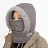 Gorro de Puxar, Cachecol de Pescoço Quente, Protetor de Pescoço à Prova de Vento, Cachecol de Pescoço para Ciclismo de Rosto Inteiro, Máscara de Cachecol Quente de Esqui de Puxar, Inverno e Outono